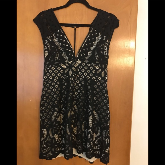 Free People One Million Lovers Mini Lace Dress - Picture 3 of 8